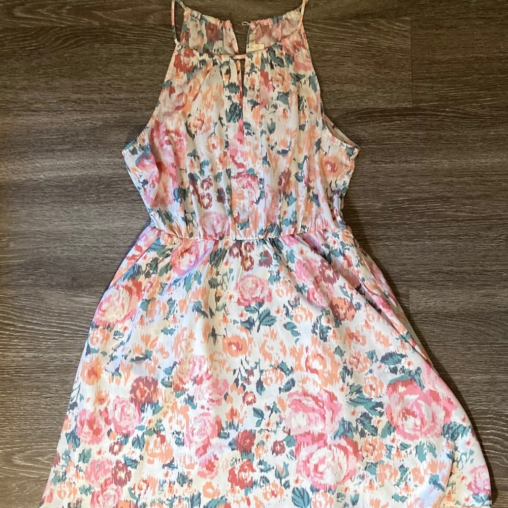 Under Skies Floral Print Dress